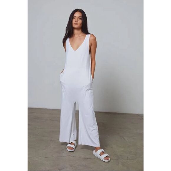 Lunya Organic Pima Romper Black Size L - Picture 2 of 8